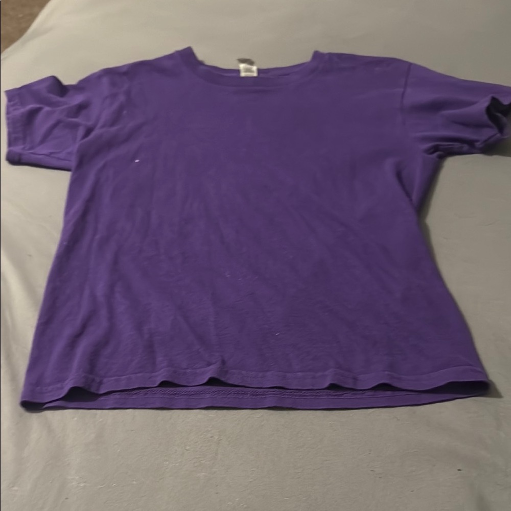 Gildan Kids Short Sleeve Tee in Purple
